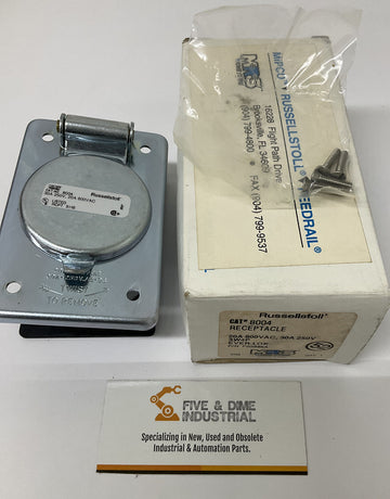Russellstoll T&B  8004 4P Receptacle 20A@ 600V  30A@ 250V