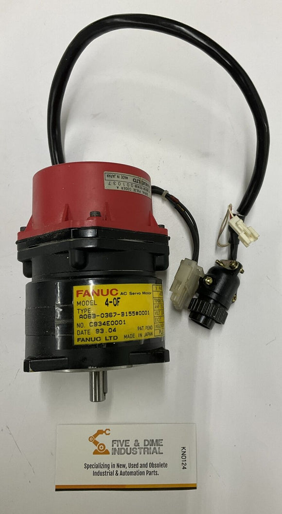 Fanuc A06B-0367-B155 #0001 Servo Motor Pulse Coder A