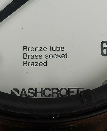 Ashcroft 45-1379-AS-04L-60 Pressure Gauge 60 Psi 4-1/2" - 0