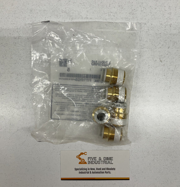 SMC KQ2S10-04S Hex Socket-head male fittings 10mm 1/2"RC (Lot of 5)
