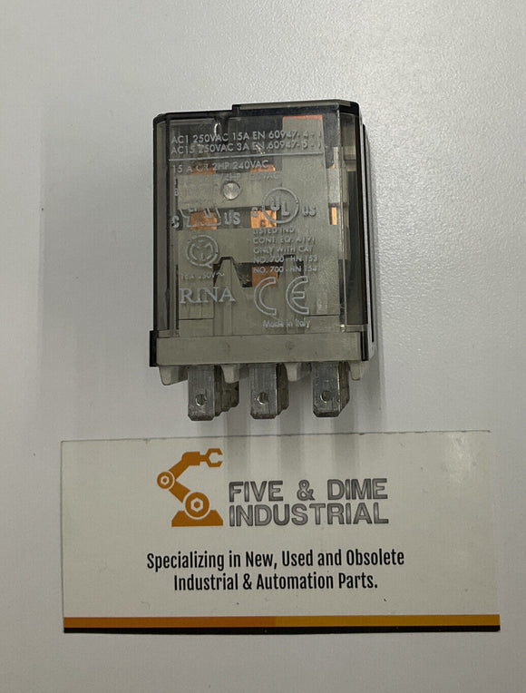 Allen Bradley 700-HA33Z24 Control Relay 10A 230VAC Ser E 24 VDC Coil