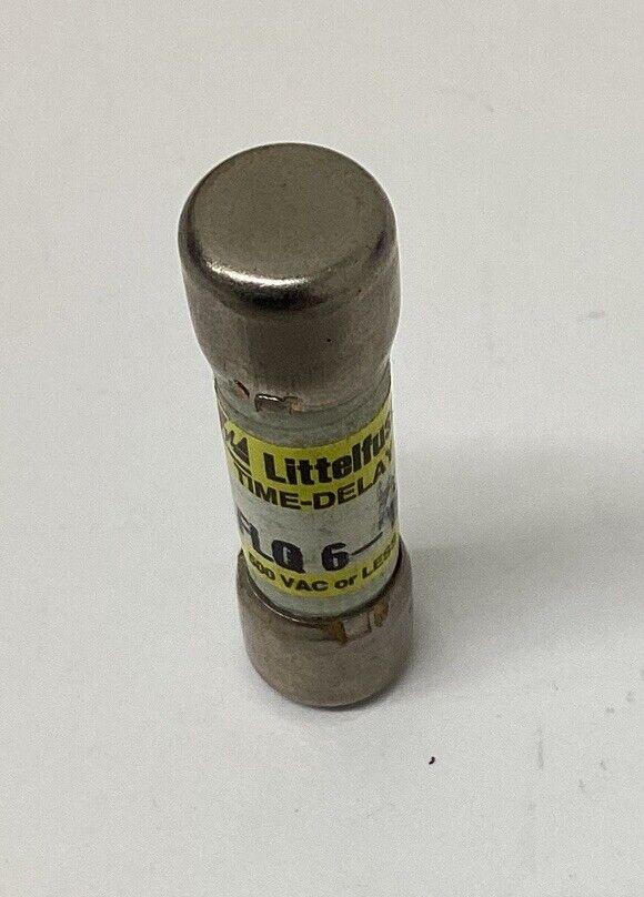 Littelfuse FLQ6-1/4 Lot of 3 Time Delay Fuses 6.25Amp