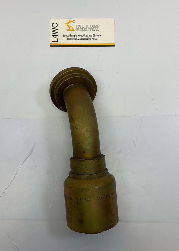 Kurt Hydraulics  C6160-20-24-W  1-1/2'' Code 61 Flange x 1-1/4 Hose ID Crimp 60°