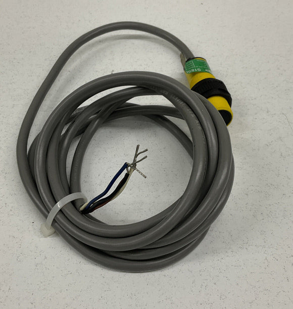 Banner S18SN6D EZ-Beam Diffuse Sensor 10-30VDC NPN 100mm Range