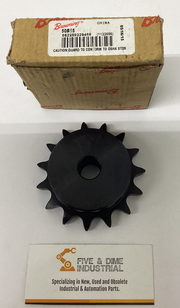 Browning 50B15 Bore to Size 5/8" 15 teeth Sprocket