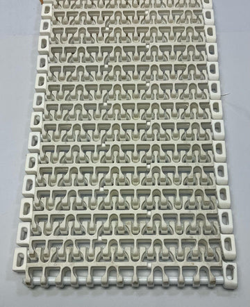 Intralox 1100 Series 5" X 25' White Flush Grid Friction Top Belt - 0