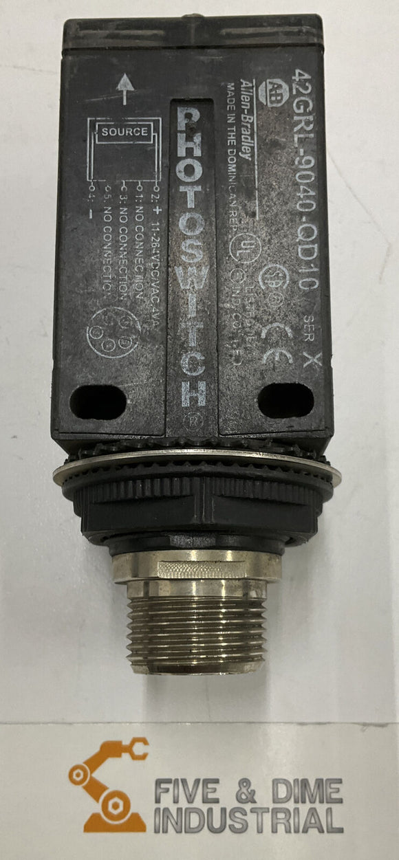 Allen Bradley 42GRL-9040-QD10 Ser.X Photoswitch