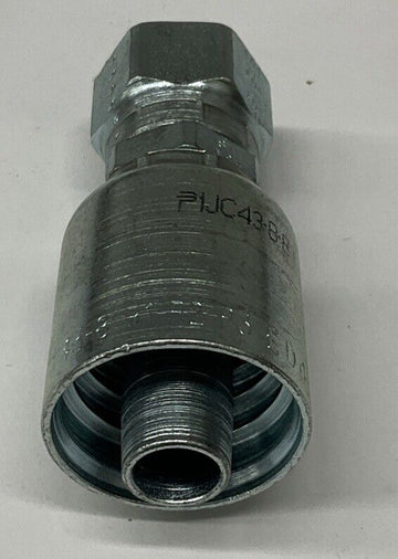 Parker P1JC43-8-8 1/2" Female Swivel Seal-Lok x 1/2" Hose Crimp Fitting - 0