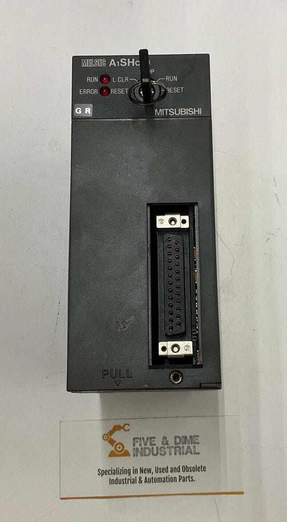 Mitsubishi A1SHCPU CPU PLC, 8k Step Processor w/ Key