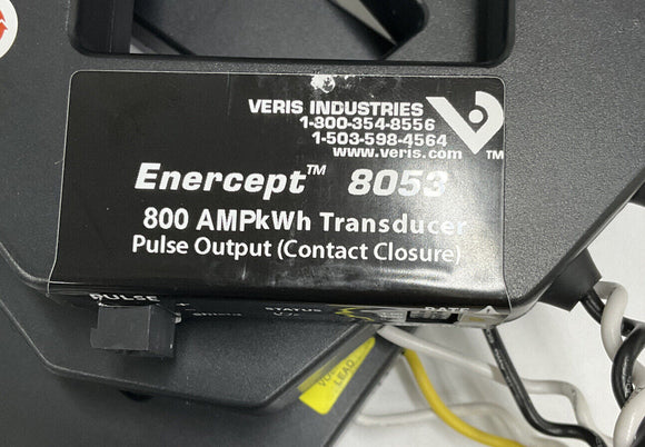 Veris T-VER-8053-800 Enercept H8000 Energy Meter 800A, 3-Phase