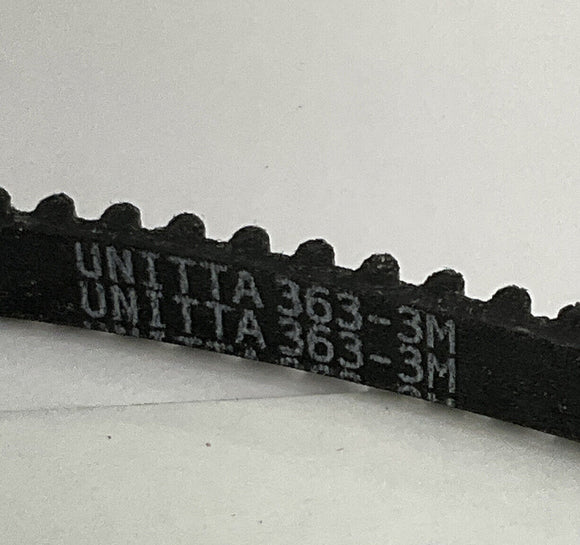Unitta OEM 363-3M-6 Timing Belt 3M, 3mm Pitch, 6mm Wide