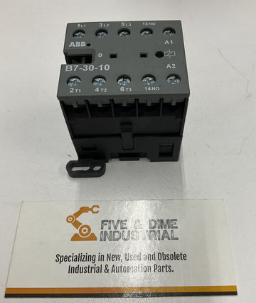 ABB B7-30-10 Auxiliary Contactor 16-Amps, 600VAC, 48V Coil 3 Phase, 3 Breaking - 0