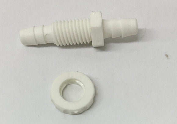 Air Logic F310085  Nylon 1/8'' Barbs Bulkhead Fitting 5-Pack