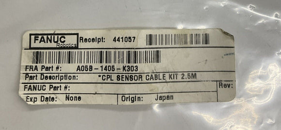 Fanuc CPL Sensor Cable A05B-1405-K303  2.5 Meters