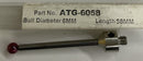 Q-Mark Manufacturing Inc. ATG-6058 Probe 6mm Ball Diameter 58mm Length-3