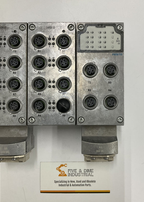 Festo CPX-M-FB34 Bus Node w/ Manifold Block