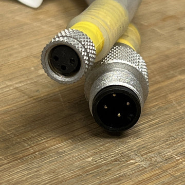 HTM Cable 15-3968 M12 Male  M8 Female Straight Weld Proof 2 Meter - 0