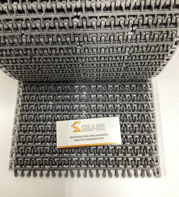 Intralox 23426 Grey 1100 Ser. Flush Grid Friction Top 8" X 10' 200 Rows