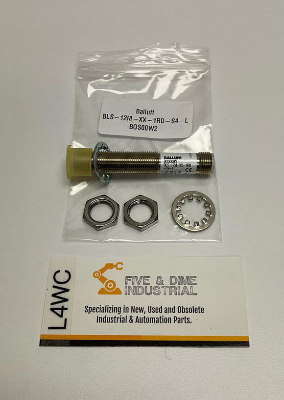 Balluff  BLS-12M-XX-1RD-S4-L Through Beam Sensor Sense: 5M BOS00W2