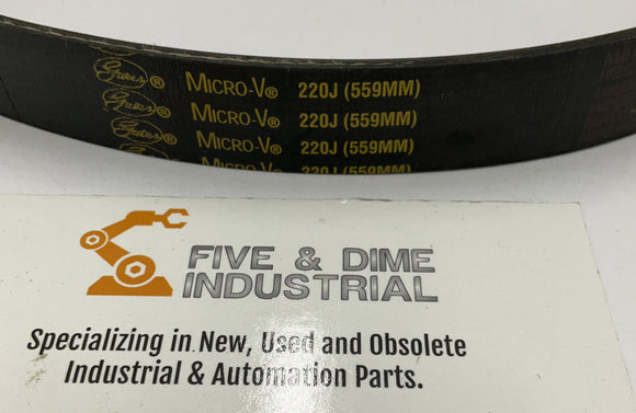 Gates 220JB BEH  Micro-V Rib 22 Inches 9171-02208