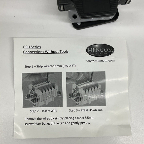Mencom TQDS-16IOA34 16-Pole Rectangular Connector Kit 3/4, Double Latch