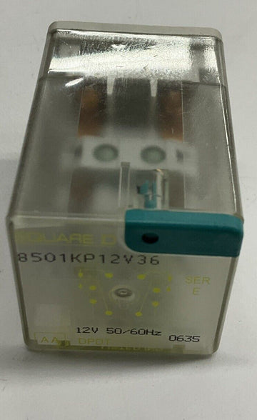 Square D 8501KP12V36 General Purpose Relay DPDT 12V - 0