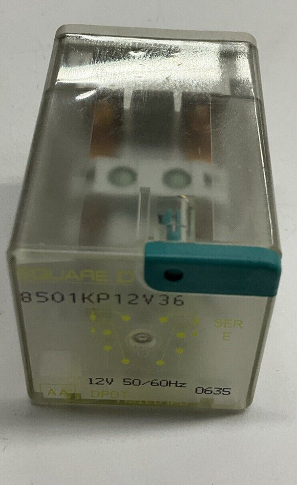 Square D 8501KP12V36 General Purpose Relay DPDT 12V