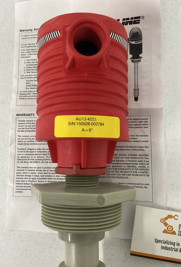 Flowline Switch Pak AU13-4223 Ultrasonic Level Switch w Relay Controller