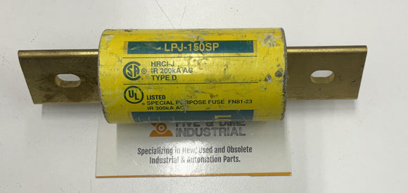 Buss Bussmann Low-Peak LPJ-150SP Dual Element Time Delay 600 Vac 150A