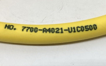 Murr 7700-A4021-U1C0500 7/8'' Mini Female 4-Wire Cable 5M - 0