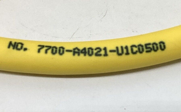 Murr 7700-A4021-U1C0500 7/8'' Mini Female 4-Wire Cable 5M