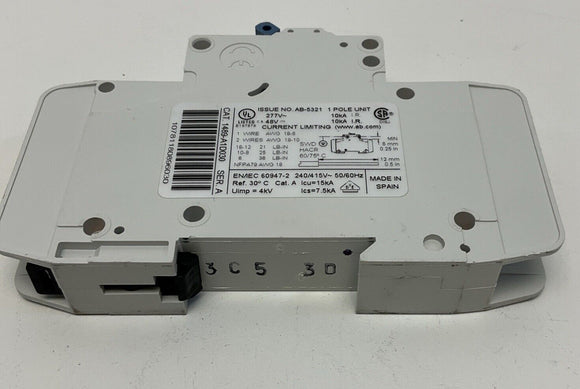 Allen Bradley 1489-A1D030 Ser.A 3 Amp Circuit Breaker
