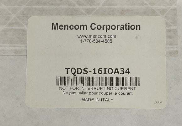 Mencom TQDS-16IOA34 16-Pole Rectangular Connector Kit 3/4, Double Latch