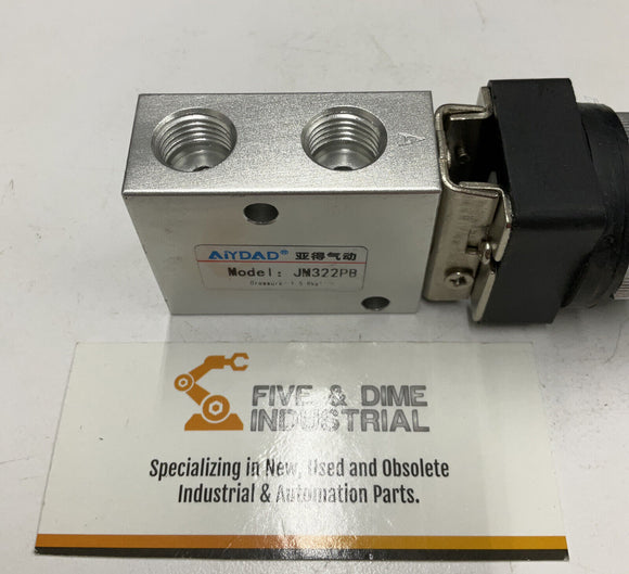 Aiydad Tailonz JM322PB 3-Way Green Push Button Valve