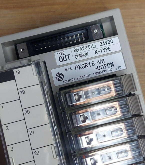 Yoshida PXGR16-V6-D020N Relay Terminal Module 24VDC