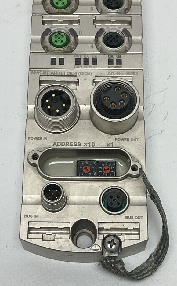 Murr Elektronik 55293 MVK I/O Compact Module MVK-MP AI4 - Missing Address Cover