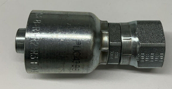 Parker P1JC43-8-8 1/2" Female Swivel Seal-Lok x 1/2" Hose Crimp Fitting