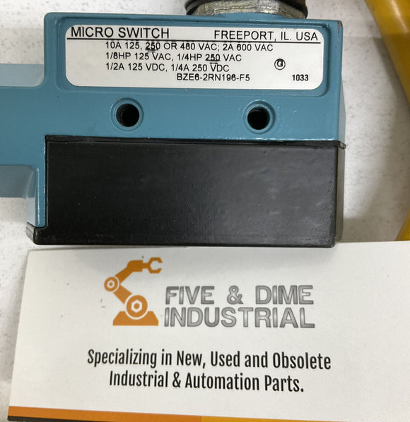 Honeywell BZE6-2RN196  Micro-Switch Snap Action Limit Switch