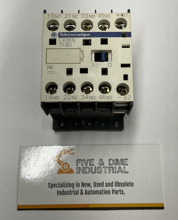 Telemecanique CA3KN-31BD 24VDC Contactor 600V 3/NO 1/NC