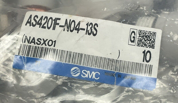 SMC AS4201F-N04-13S Speed Control Valve 1/2" (Lot of 10)