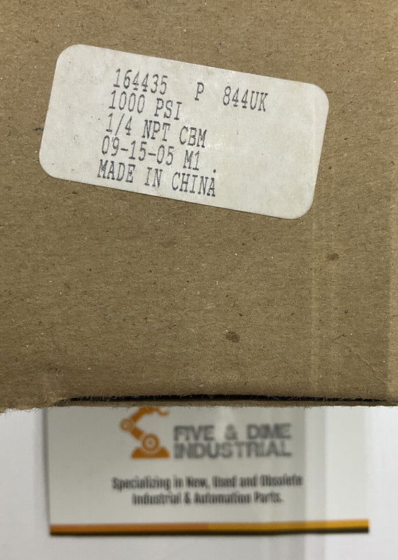 Ametek 164435 2-1/2" Pressure Gauge Panel Mount 1000 PSI