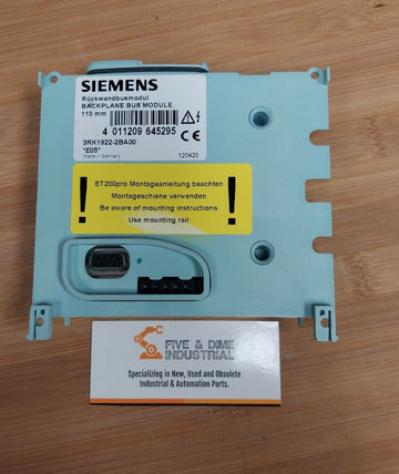 Siemens 3RK1922-2BA00 Backplane Bus Module