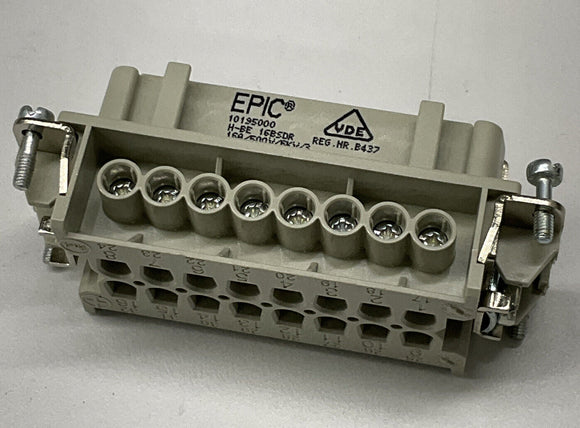 Epic 10.195000  H-BE 16-BS-DR 16-Pin Female Receptacle Insert