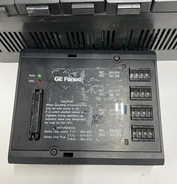GE Fanuc IC610CPU106C 3.7K Ram w/ Modules & Timer Counter Setpoint Unit