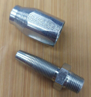 Eaton Aeroquip Male Pipe Reusable for SAE 100R5 Hose 412-2-5S.(2) Pcs. - 0