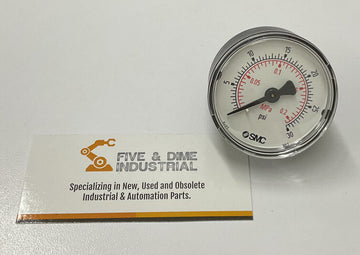 SMC K50-MP02-N01MS Air Pressure Gauge 0-30 Psi