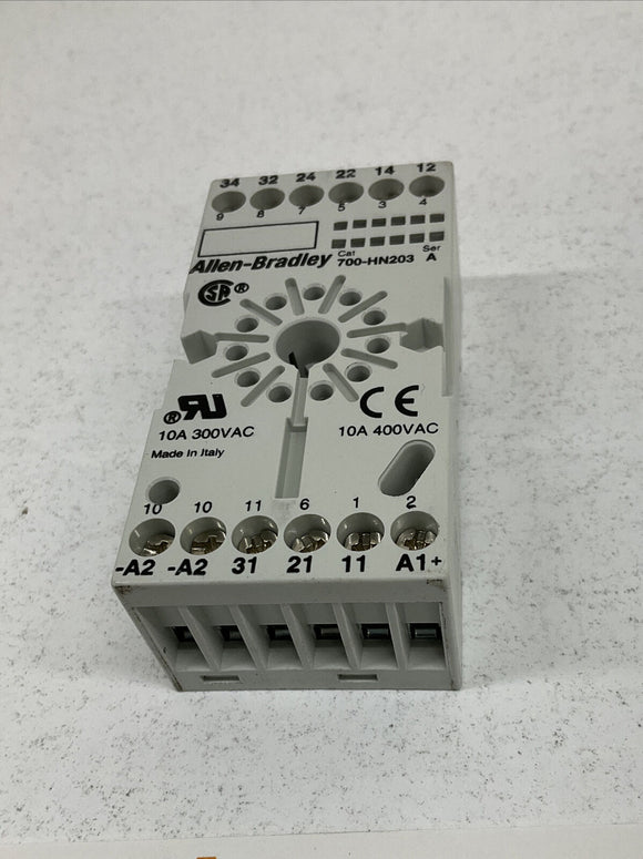 Allen Bradley 700-HN203 11-Pin Round Relay Socket