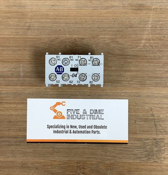 Allen Bradley 195-MA04 Auxiliary Contact Adder Deck