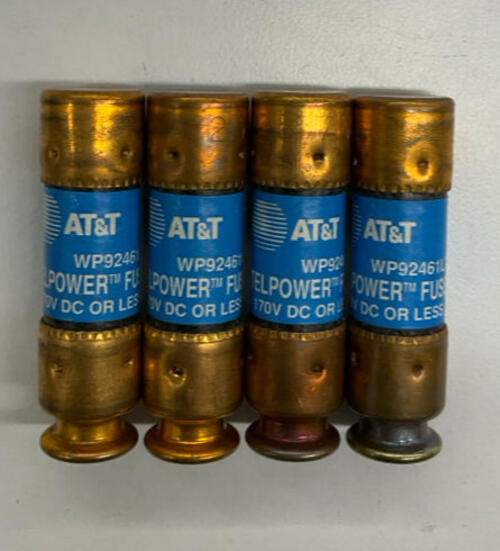 Bussmann WP92461L7 Telepower Fuse 25A, 170VDC Lot of 4 AT&T