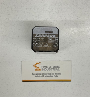 Schrack RM-203-024 Relay Coil: 24VDC 8-Pin 16A  250V